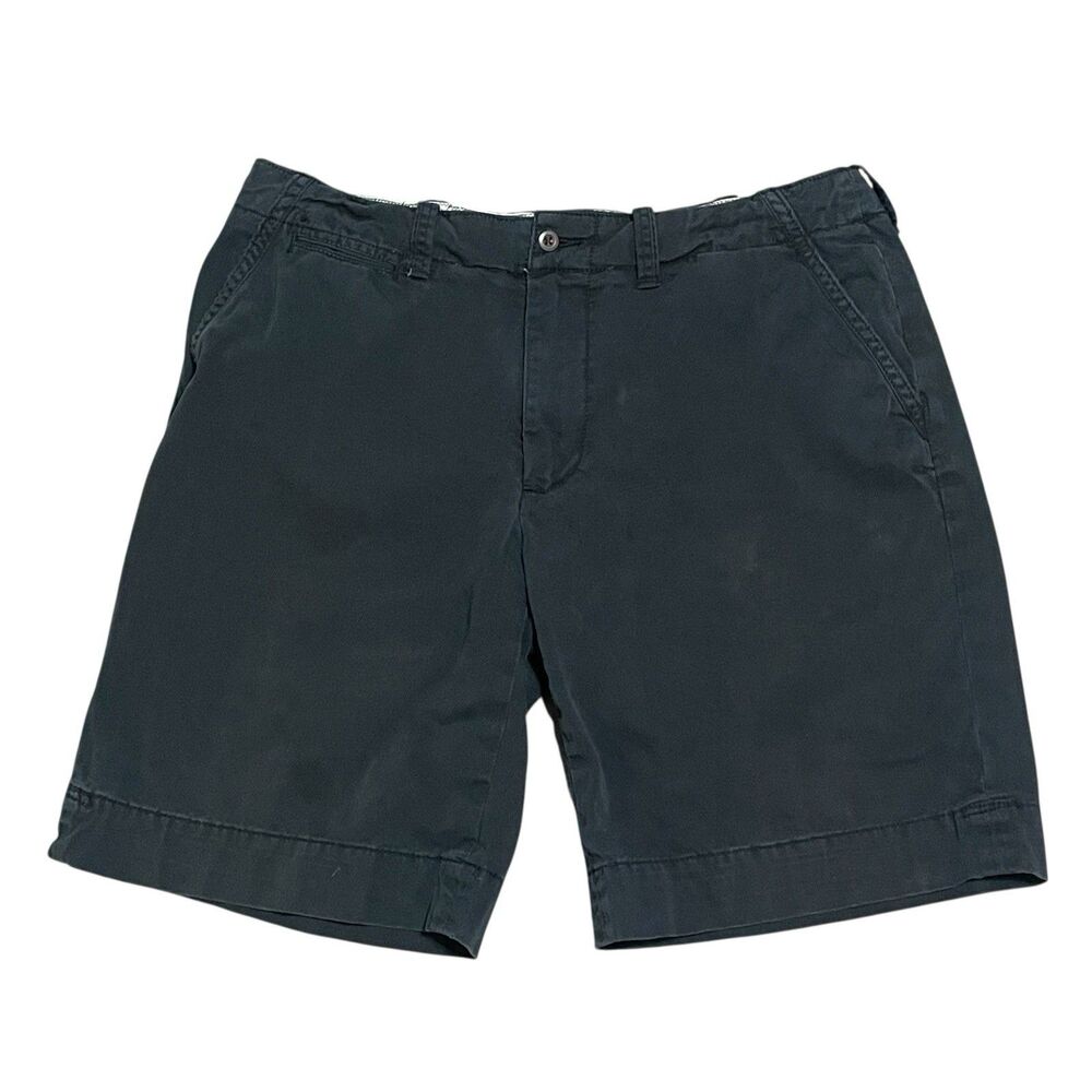 Vintage Polo Ralph Lauren Navy Blue Shorts Blue Label Drawstring Sz 36